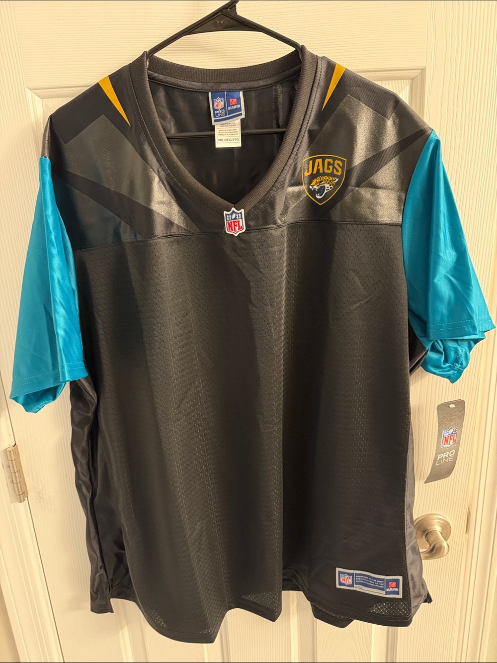 NFL Jacksonville Jaguars Black & Teal Men’s Jersey